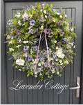 Lavender Cotttage Door Wreath
